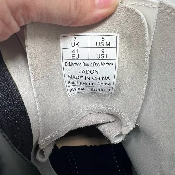 Dr Martens Women's Boots Size 9 Jadon AW004 Polished Smooth Leather - Picture 11 of 14